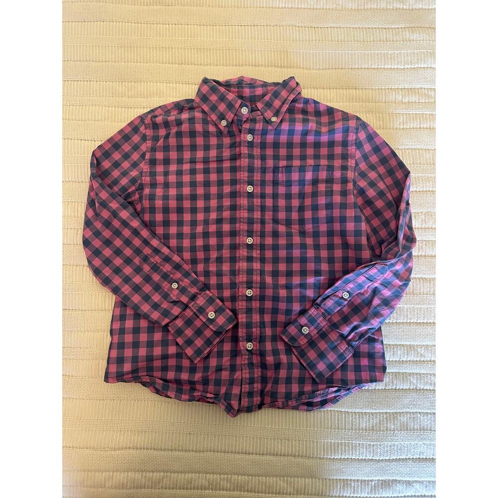 Crewcuts 8 Gingham Long Sleeved Button-Up